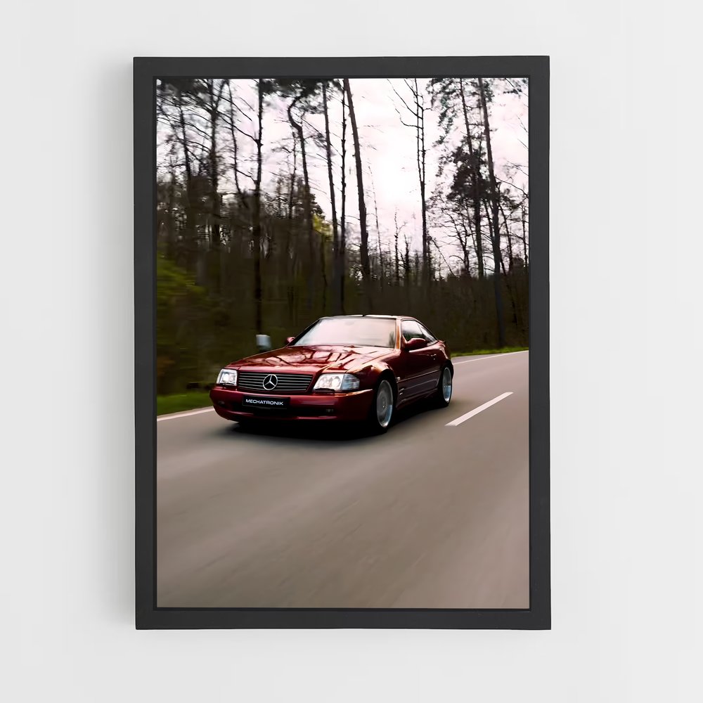 Poster Reddition sur Route – affiche Mercedes (vue 2)